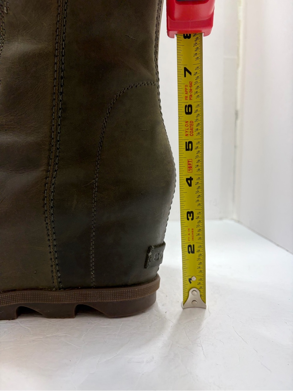 Sorel Olive Green Lace-Up Combat Boots - Picture 13 of 13